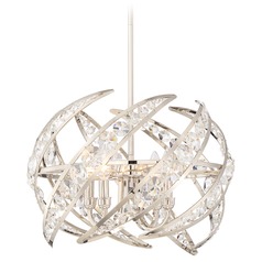 Crescent Polished Nickel Pendant by Quoizel Lighting