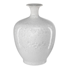 Currey and Company Crystalline Crystallized White Vase