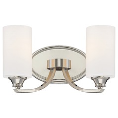Tilbury Polished Nickel Bathroom Light by Minka Lavery