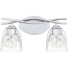 Quoizel Lighting Ansley Polished Chrome Bathroom Light