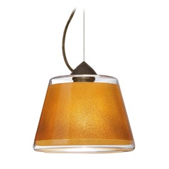 Besa Lighting Pica Bronze Pendant Light with Empire Shade