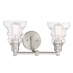Waterbury Brushed Nickel Bathroom Light by Minka Lavery