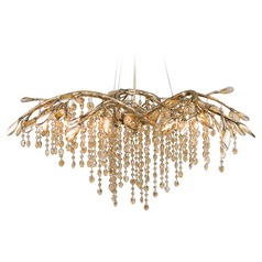Golden Lighting Autumn Twilight Mystic Gold Chandelier