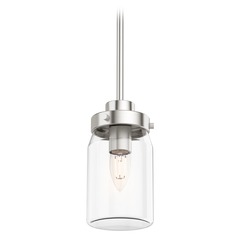Devon Park Brushed Nickel Mini Pendant by Hunter Fan Company