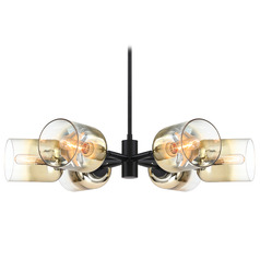 Designers Fountain Gatsby Matte Black Chandelier