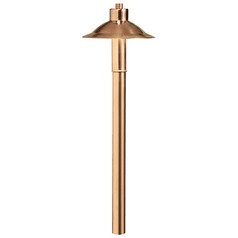 21-Inch 12V Copper LED Path Light 3000K by Kichler Lighting