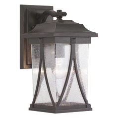 Abbott Medium Antique Bronze Outdoor Wall Light by Progress Lighting