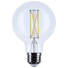 4.5W G25 3000K Clear LED Bulb 2-Pack by Satco Lighting