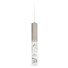 Basalt Brushed Nickel LED Mini Pendant by Modern Forms