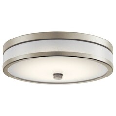 Modern LED Flush Mount Light Champagne Pira by Kichler Lighting