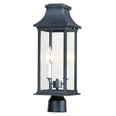 Maxim Lighting Vicksburg Black Post Light