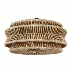 Chapman & Myers Antigua Semi-Flush Mount in Nickel by VC Signature