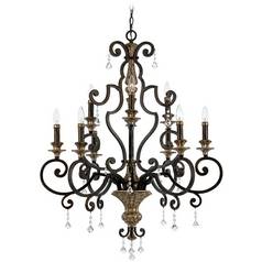 Marquette 9-Light Chandelier in Heirloom by Quoizel Lighting