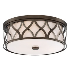 Harvard Court Bronze LED Flush Mount by Minka Lavery