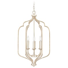 Ophelia 18-Inch Wide Foyer Lantern in Winter Gold by Capital Lighting