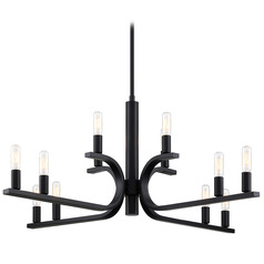 Designers Fountain Skye Matte Black Chandelier