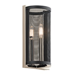 Titus 12-Inch Wall Sconce in Polished Nickel by Kichler Lighting