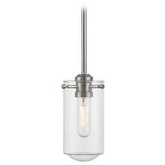 Delaney Brushed Nickel Mini Pendant by Z-Lite