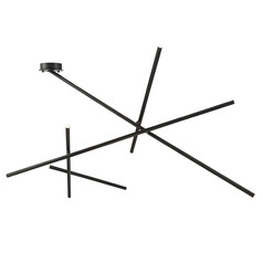 Crossroads Black LED Semi-Flush Mount by Eurofase Lighting
