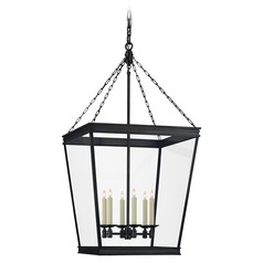 Chapman & Myers Launceton Square Lantern in Bronze by Visual Comfort Signature