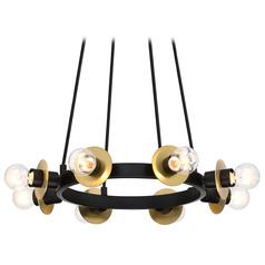Designers Fountain Harmoni Matte Black Semi-Flushmount Light