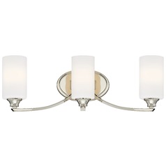 Tilbury Polished Nickel Bathroom Light by Minka Lavery