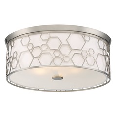 Brushed Nickel LED Flush Mount by Minka Lavery