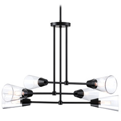 Designers Fountain Norro Matte Black Chandelier