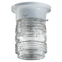 White Flush Mount by Quorum Lighting