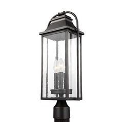 Wellsworth Outdoor Post Light in Bronze by Visual Comfort Studio