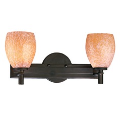 Art Glass Bath Bronze Bathroom Light by Minka Lavery
