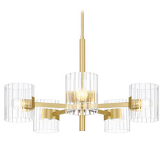 Designers Fountain Aries Brushed Gold Chandelier
