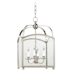 E.F. Chapman Arch Top Lantern in Polished Nickel by Visual Comfort Signature