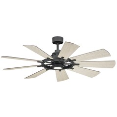 Gentry Weathered Zinc LED Ceiling Fan by Kichler Lighting