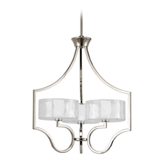 Caress Pendant in Polished Nickel by Progress Lighting