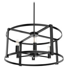 Astwood Matte Black Chandelier by Hunter Fan Company