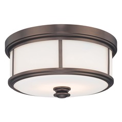 Harvard Court Bronze Flush Mount by Minka Lavery