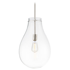 Maxim Lighting Gourd Satin Nickel Pendant Light with Bowl / Dome Shade