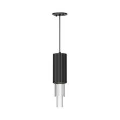 Bordeaux LED Mini Pendant in Matte Black by Alora Lighting