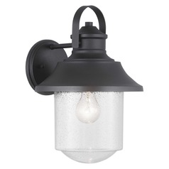 Weldon Black Large Outdoor Wall Light by Progress Lighting
