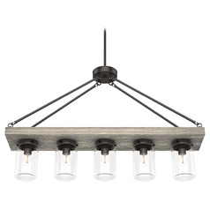 Devon Park Onyx Bengal Linear Light by Hunter Fan Company