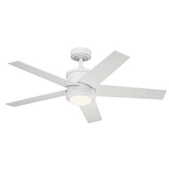 Brahm Matte White LED Ceiling Fan by Kichler Lighting