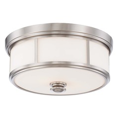 Brushed Nickel Flush Mount by Minka Lavery