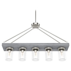 Devon Park Brushed Nickel Linear Light by Hunter Fan Company