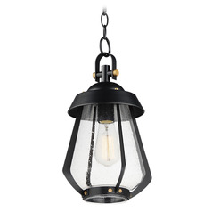 Mariner Black & Antique Brass Outdoor Hanging Light by Maxim Lighting