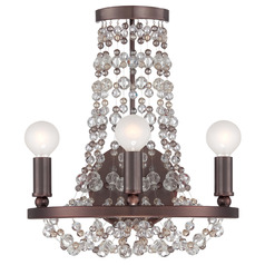 Crystorama Lighting Channing Chocolate Bronze Sconce
