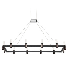 Altamont Matte Black & Satin Nickel LED Linear Light by Eurofase Lighting