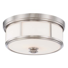 Brushed Nickel Flush Mount by Minka Lavery