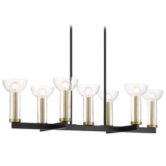 Designers Fountain Nova Matte Black Island Light