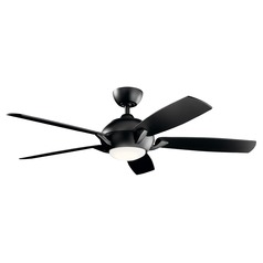 Geno 54-Inch Satin Black LED Fan by Kichler Lighting